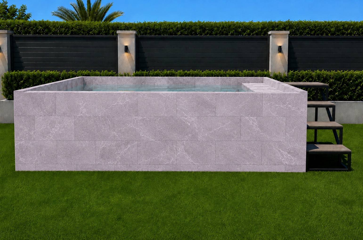 Piscina Elevada SOLPOOL 3,80 x 2,20x1,12 m (11SOL AR)